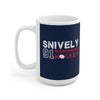 Snively 91 Washington Hockey Ceramic Coffee Mug In Navy, 15oz