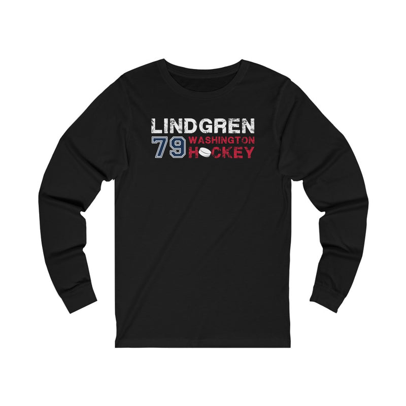 Lindgren 79 Washington Hockey Unisex Jersey Long Sleeve Shirt