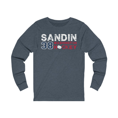 Sandin 38 Washington Hockey Unisex Jersey Long Sleeve Shirt