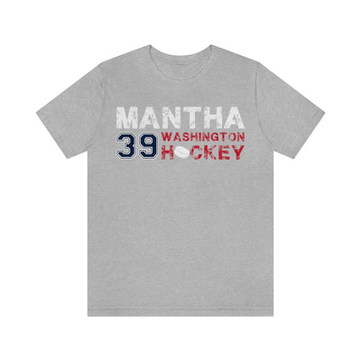 Mantha 39 Washington Hockey Unisex Jersey Tee