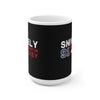 Snively 91 Washington Hockey Ceramic Coffee Mug In Black, 15oz