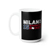 Milano 15 Washington Hockey Ceramic Coffee Mug In Black, 15oz