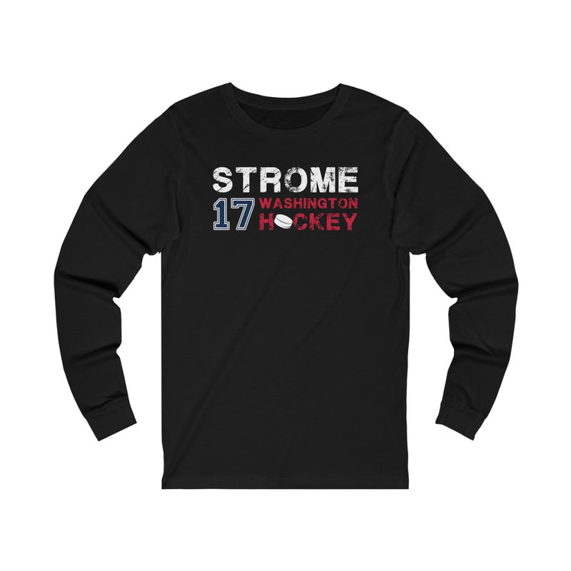Strome 17 Washington Hockey Unisex Jersey Long Sleeve Shirt