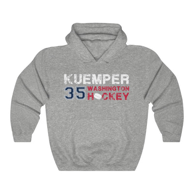 Kuemper 35 Washington Hockey Unisex Hooded Sweatshirt