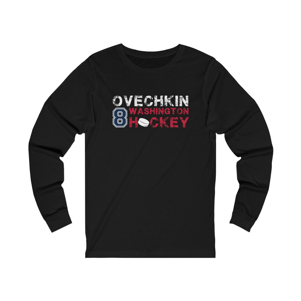 Alex Ovechkin Washington Capitals Hockey 8 V-Neck Unisex T-Shirt