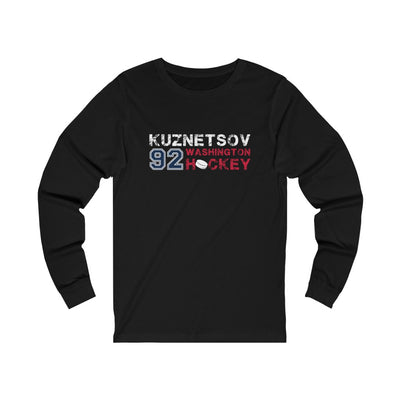 Kuznetsov 92 Washington Hockey Unisex Jersey Long Sleeve Shirt