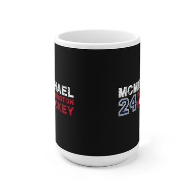 McMichael 24 Washington Hockey Ceramic Coffee Mug In Black, 15oz