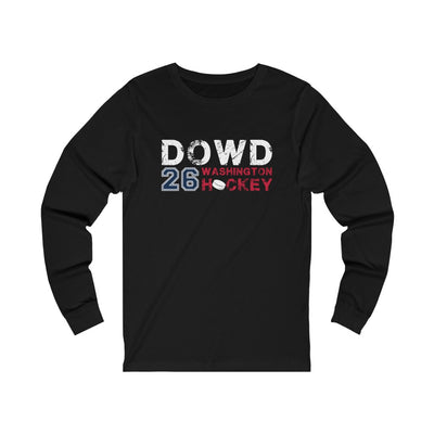 Dowd 26 Washington Hockey Unisex Jersey Long Sleeve Shirt