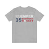 Kuemper 35 Washington Hockey Unisex Jersey Tee