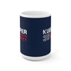 Kuemper 35 Washington Hockey Ceramic Coffee Mug In Navy, 15oz