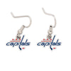 Washington Capitals Wordmark Dangle Earrings