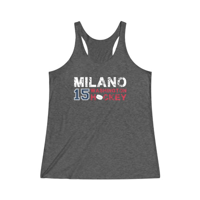 Milano 15 Washington Hockey Women's Tri-Blend Racerback Tank Top