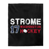 Strome 17 Washington Hockey Velveteen Plush Blanket
