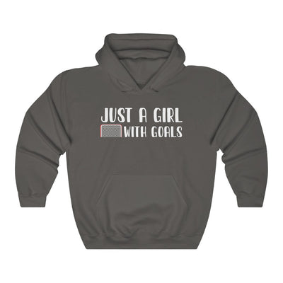 "Just A Girl With Goals" Unisex Hooded Sweatshirt