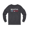Mantha 39 Washington Hockey Unisex Jersey Long Sleeve Shirt