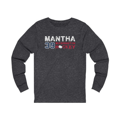 Mantha 39 Washington Hockey Unisex Jersey Long Sleeve Shirt