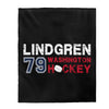 Lindgren 79 Washington Hockey Velveteen Plush Blanket