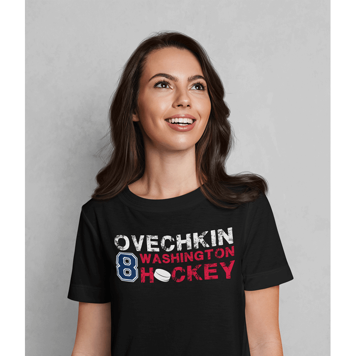 Ovechkin 8 Washington Hockey Unisex Jersey Tee