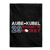 Aube-Kubel 29 Washington Hockey Velveteen Plush Blanket
