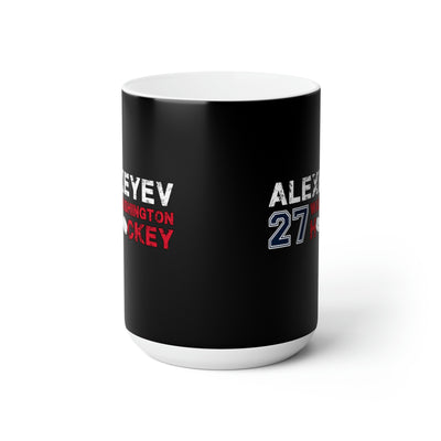 Alexeyev 27 Washington Hockey Ceramic Coffee Mug In Black, 15oz