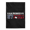 van Riemsdyk 57 Washington Hockey Velveteen Plush Blanket