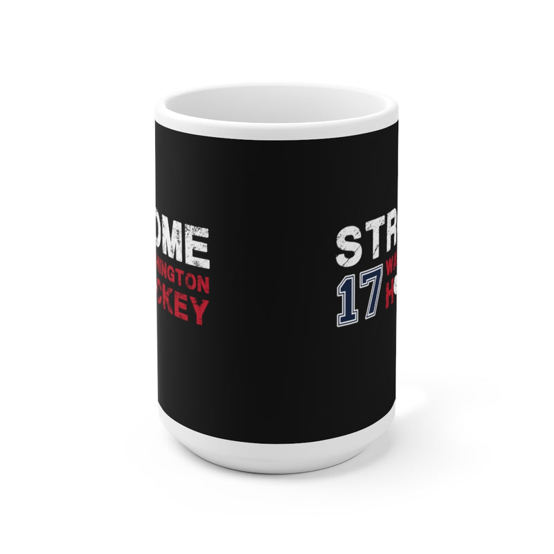 Strome 17 Washington Hockey Ceramic Coffee Mug In Black, 15oz