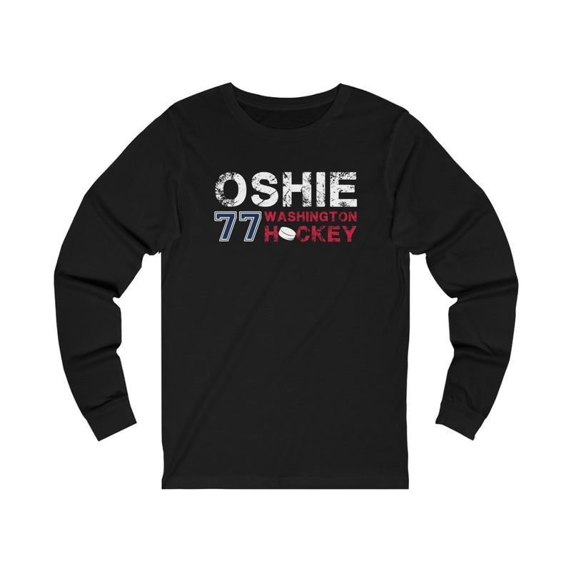 Oshie 77 Washington Hockey Unisex Jersey Long Sleeve Shirt