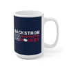 Backstrom 19 Washington Hockey Ceramic Coffee Mug In Navy, 15oz