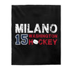 Milano 15 Washington Hockey Velveteen Plush Blanket