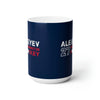 Alexeyev 27 Washington Hockey Ceramic Coffee Mug In Navy, 15oz