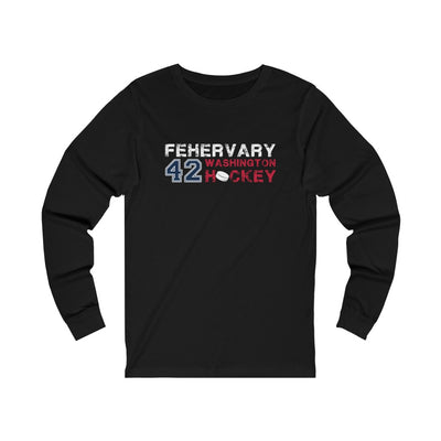 Fehervary 42 Washington Hockey Unisex Jersey Long Sleeve Shirt